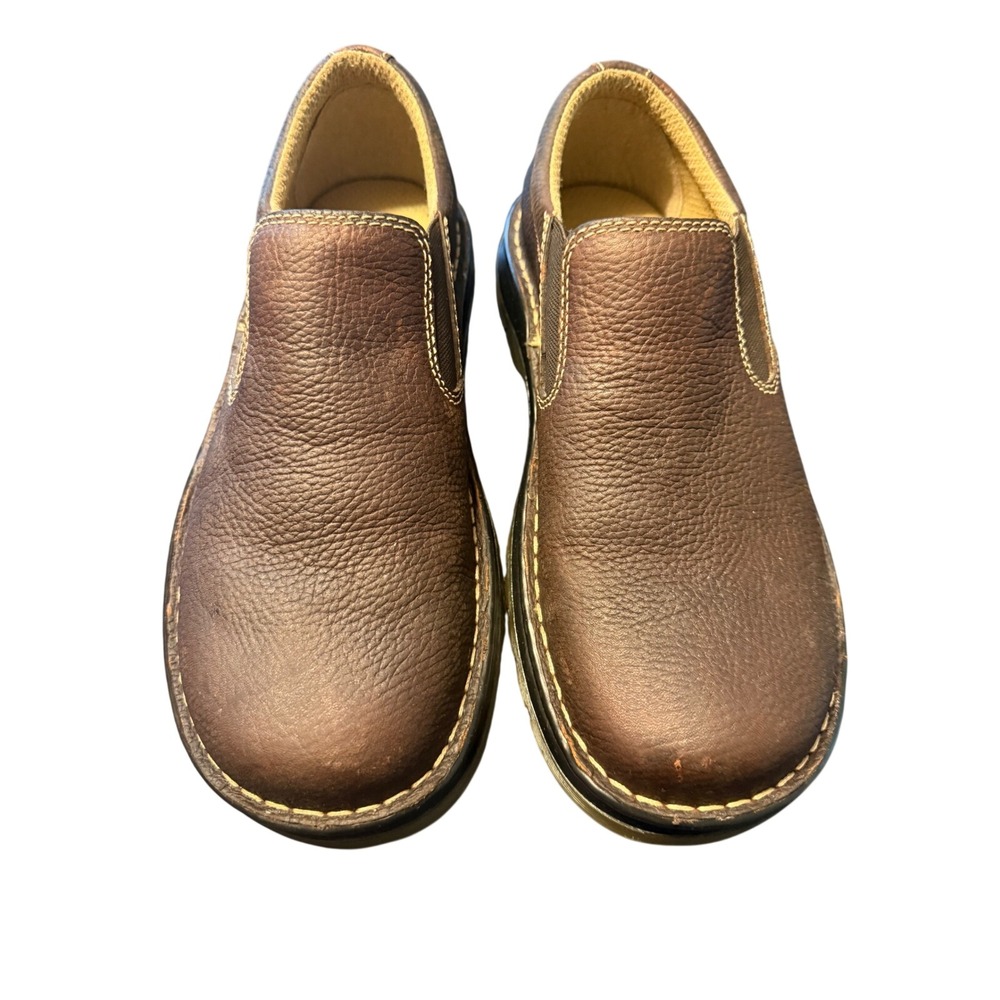 Dr. Martens Bryce Slip On Shoes 8 Brown Leather‎ Loafers Moccasin AW004 KV 05 P
